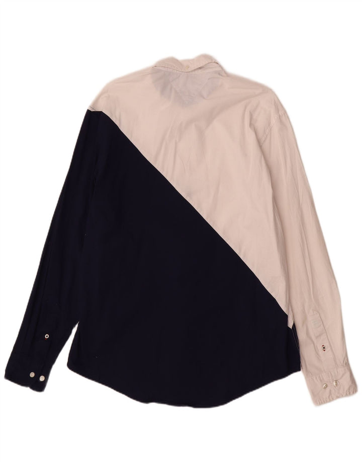 Tommy Hilfiger Herreskjorte Medium White Colourblock