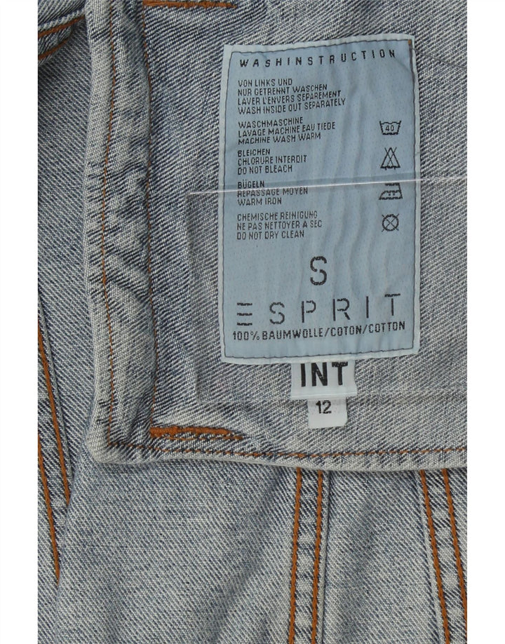 ESPRIT Womens Denim Jacket UK 12 Medium Blue Cotton Vintage Esprit and Second-Hand Esprit from Messina Hembry 