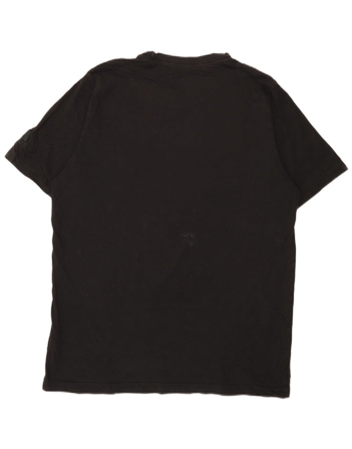 Adidas Herre Regular Graphic T-Shirt Top Medium Sort