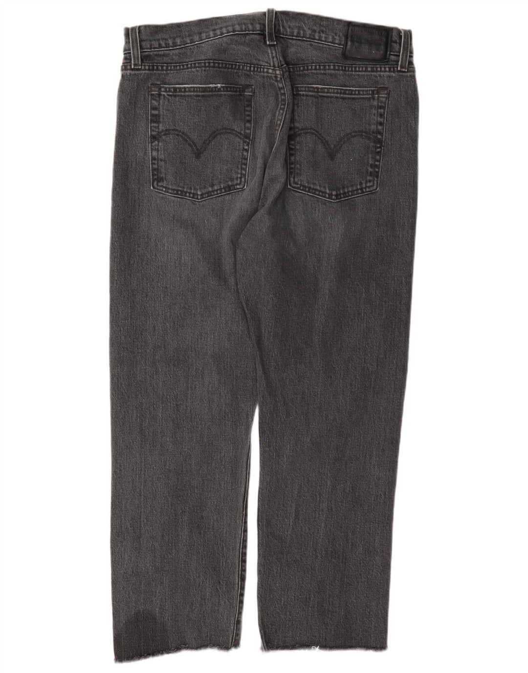 Levi's Dame Wedgie Straight Jeans W31 L26 Grå Bomuld