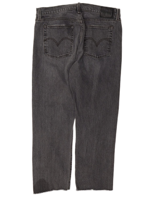 Levi's Dame Wedgie Straight Jeans W31 L26 Grå Bomuld