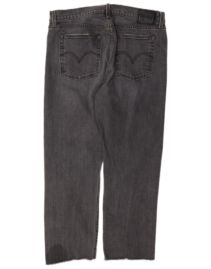 Levi's Dame Wedgie Straight Jeans W31 L26 Grå Bomuld