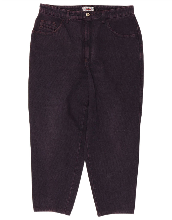 VINTAGE koniske jeans til kvinder W34 L27 Lilla