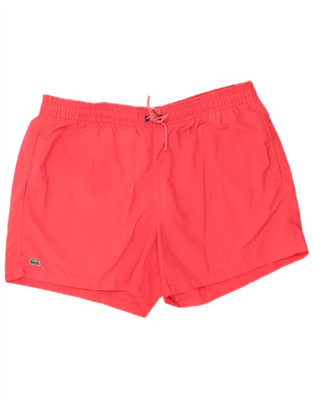 Lacoste Badeshorts til mænd str. 8 3XL Rød polyamid