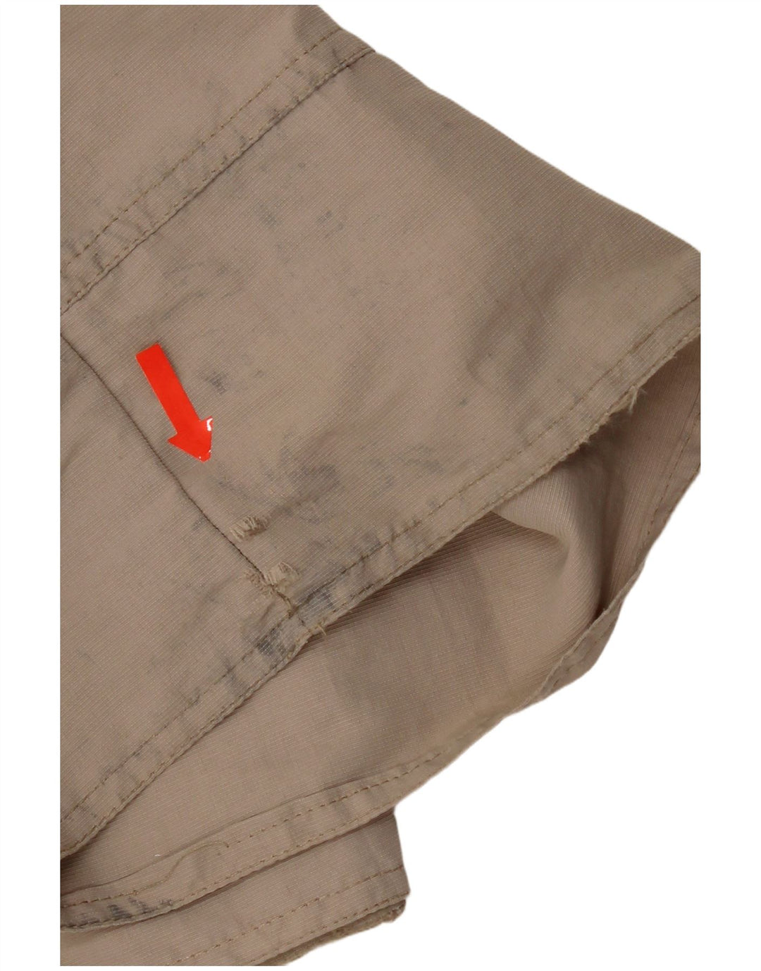 Reebok Dame Cargo Træningsdragt Bukser UK 12 Medium Beige Nylon