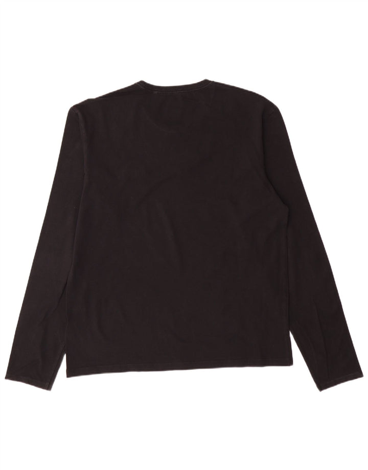 GUESS Herre Top Langærmet XL Sort Bomuld