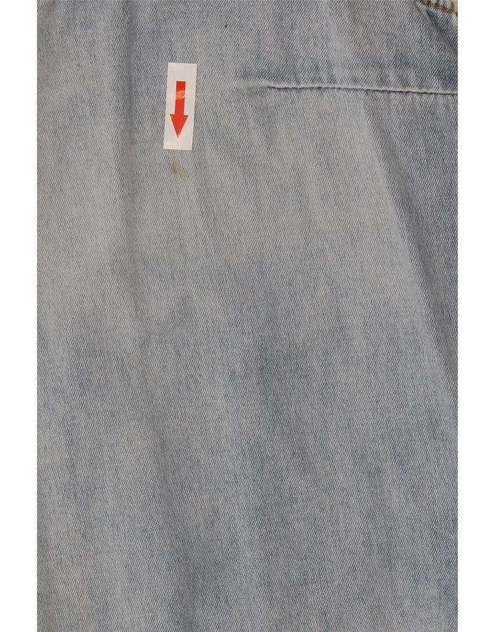 Roxy Dame Denim Playsuit UK 6 XS Blue Cotton
