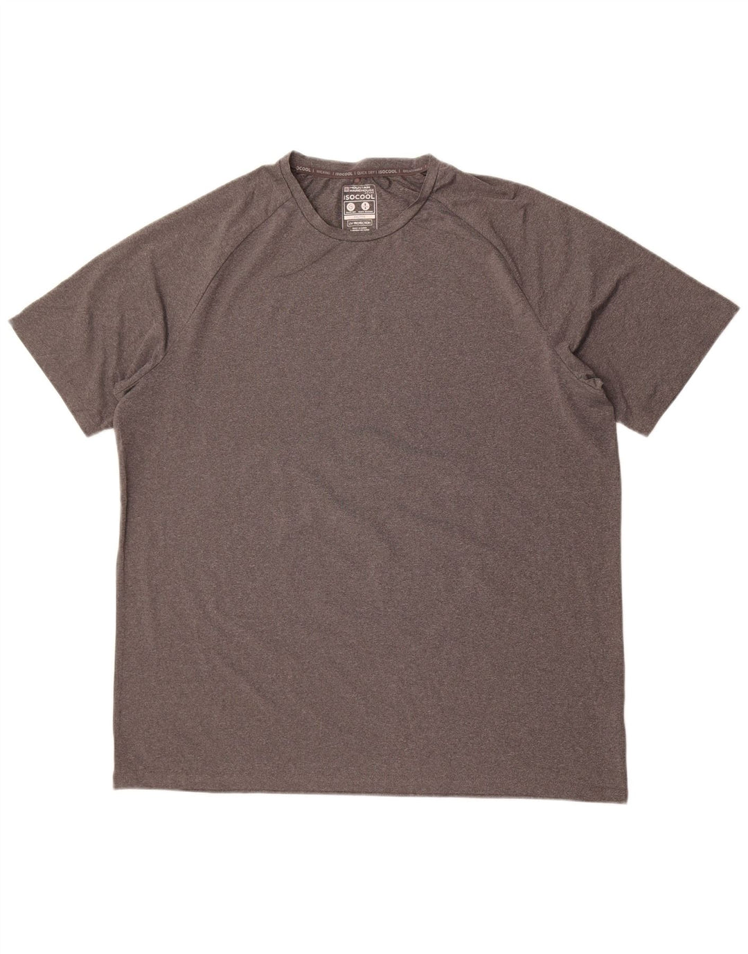 Mountain Warehouse Herre T-Shirt Top 2XL Grå Polyester