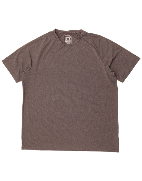 Mountain Warehouse Herre T-Shirt Top 2XL Grå Polyester