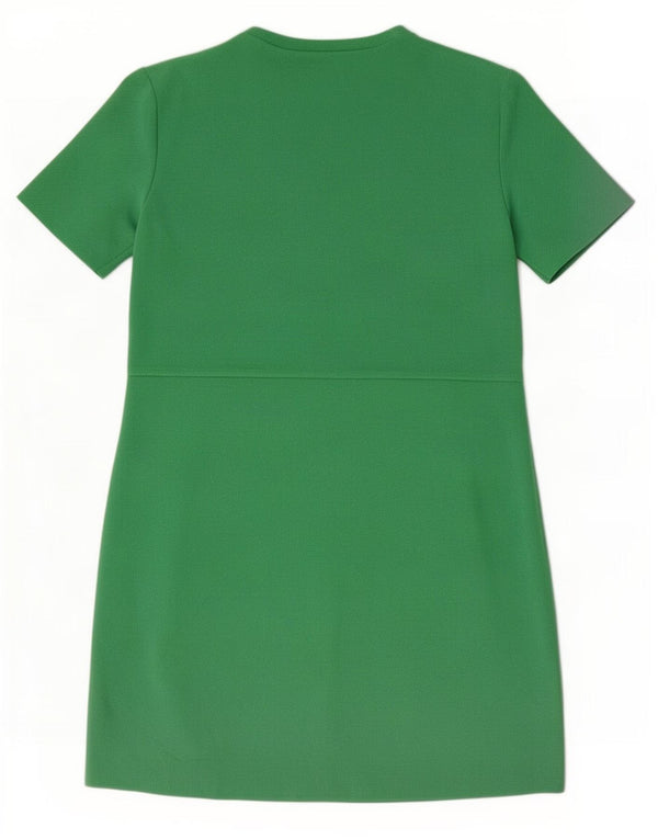 Zara Womens Sheath Dress UK 10 Small Green