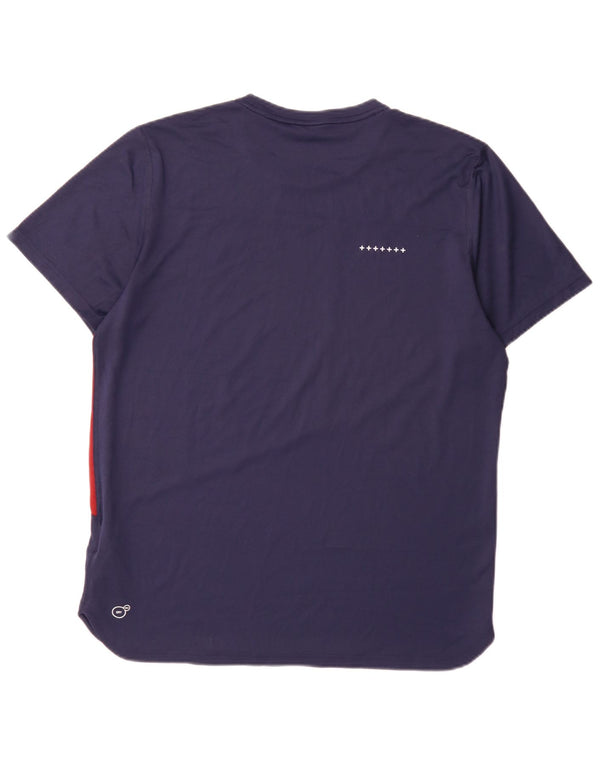 Puma Herre T-Shirt Top Stor Marineblå Colourblock Polyester