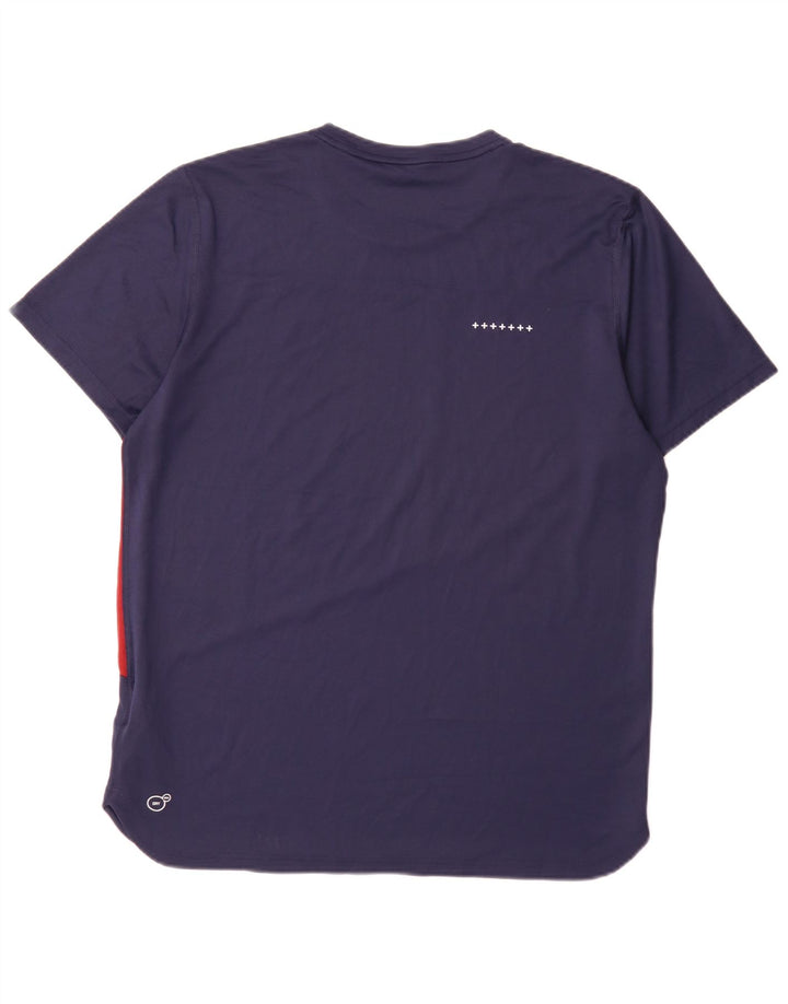 Puma Herre T-Shirt Top Stor Marineblå Colourblock Polyester