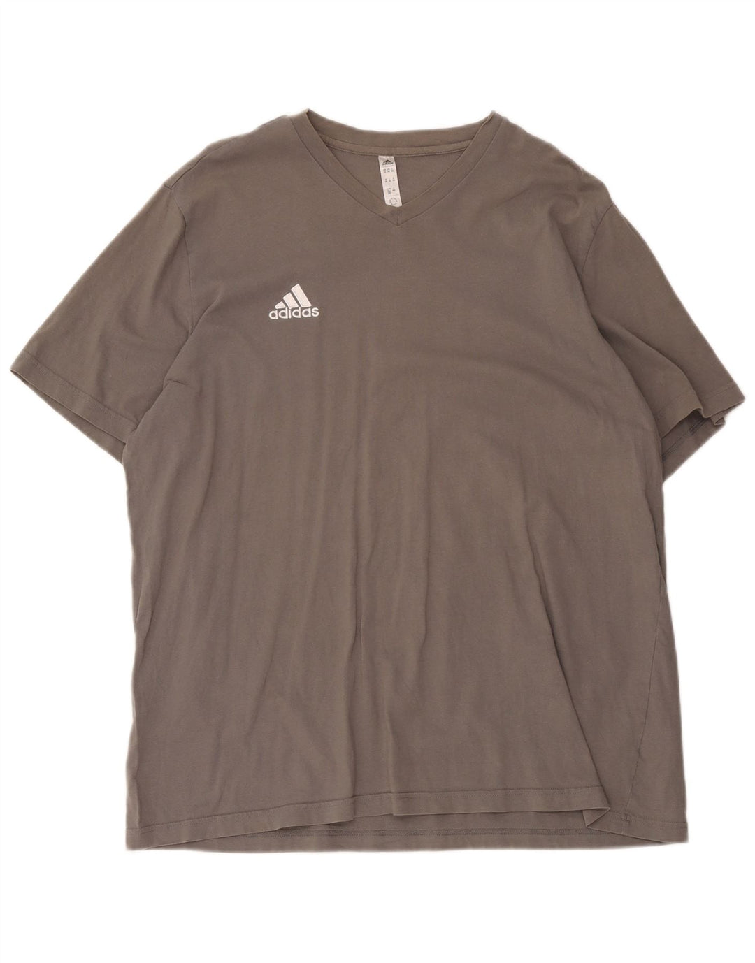 Adidas Herre T-Shirt Top 2XL Grå Bomuld