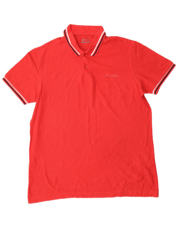 Lotto Herre Life's Polo Shirt XL Rød Bomuld