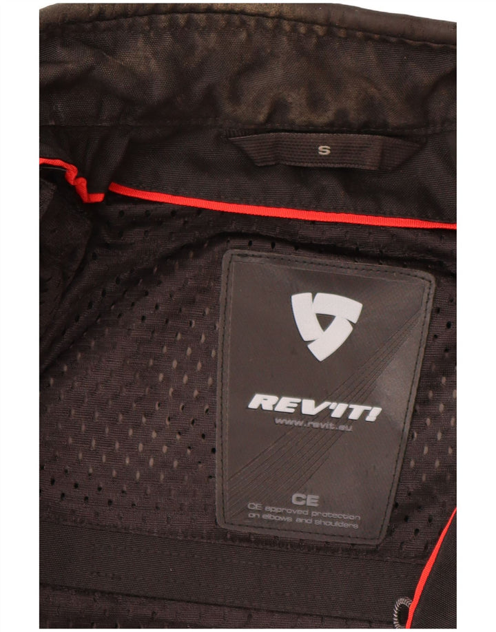 REVIT Herre Graphic Racer Jacket UK 36 Small Black Polyester