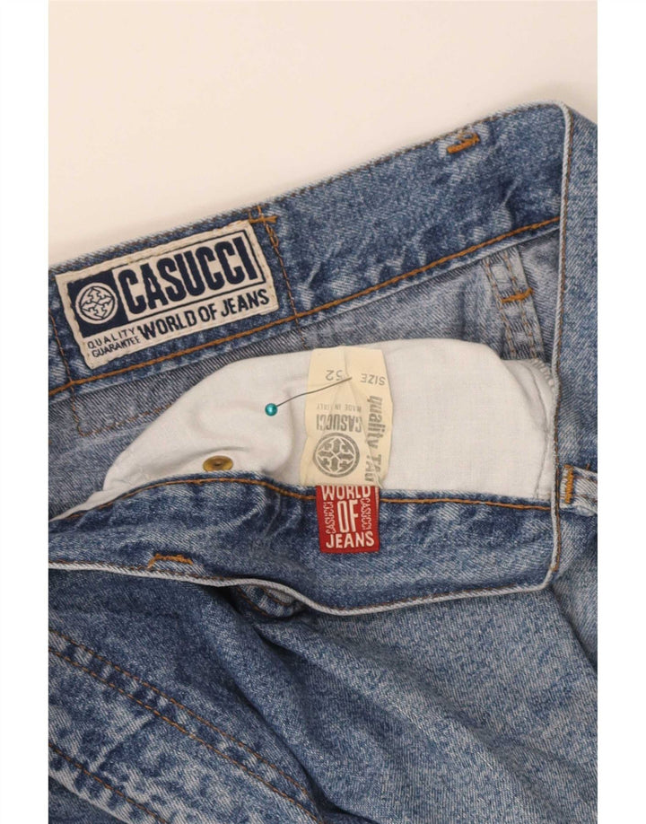 Casucci Straight Jeans til mænd W32 L28 Blå Bomuld