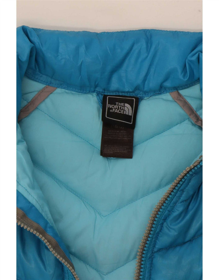 The North Face Piger polstret jakke 10-11 år Medium Blue Colourblock