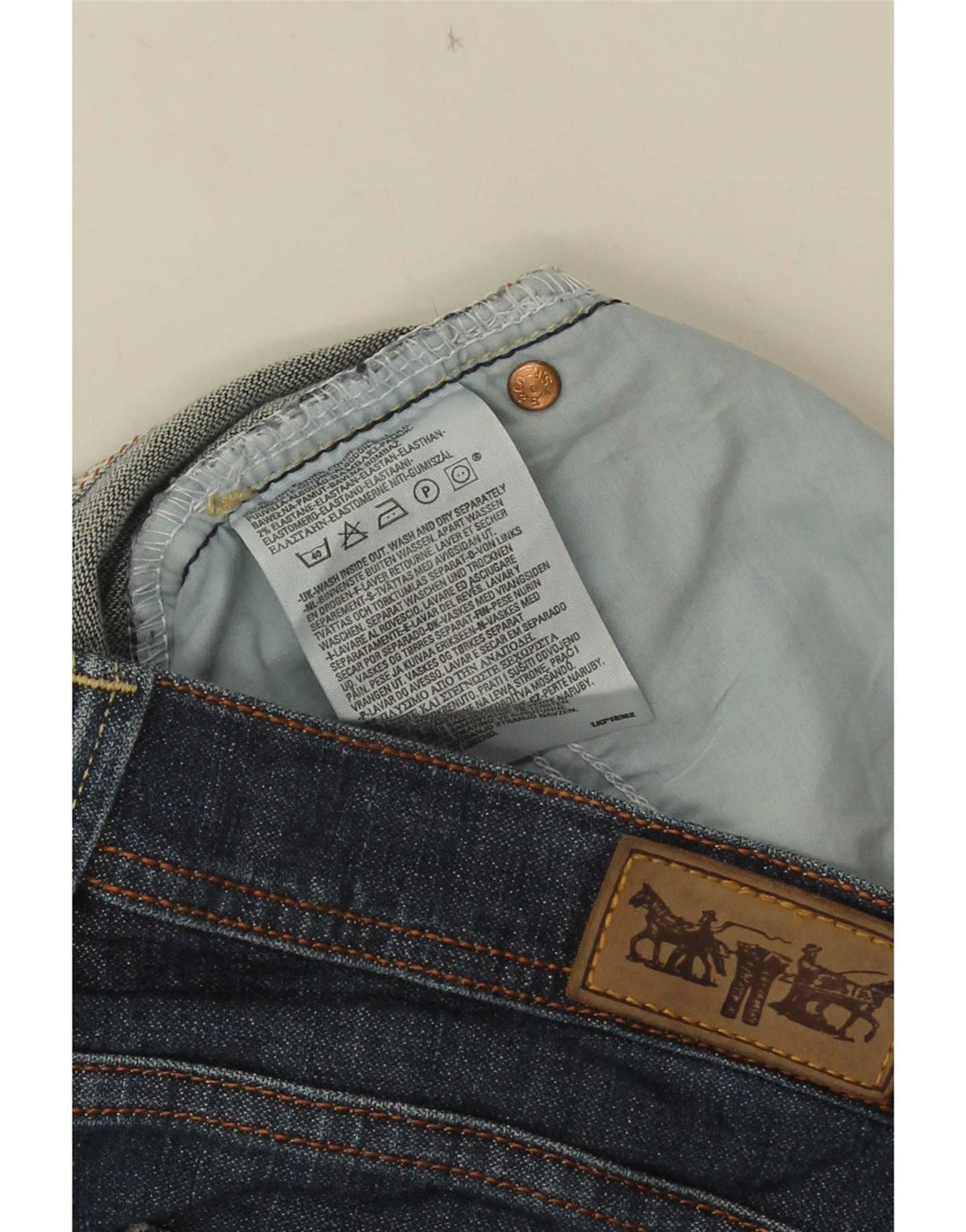 Levi's Dame Bootcut Jeans W31 L30 Blå Bomuld