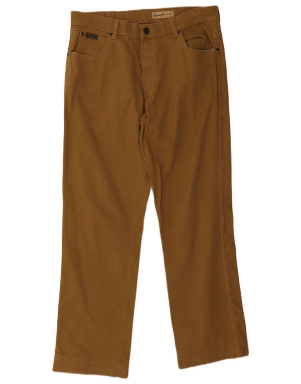 Wrangler Herre Texas Straight Casual Bukser W34 L30 Brun
