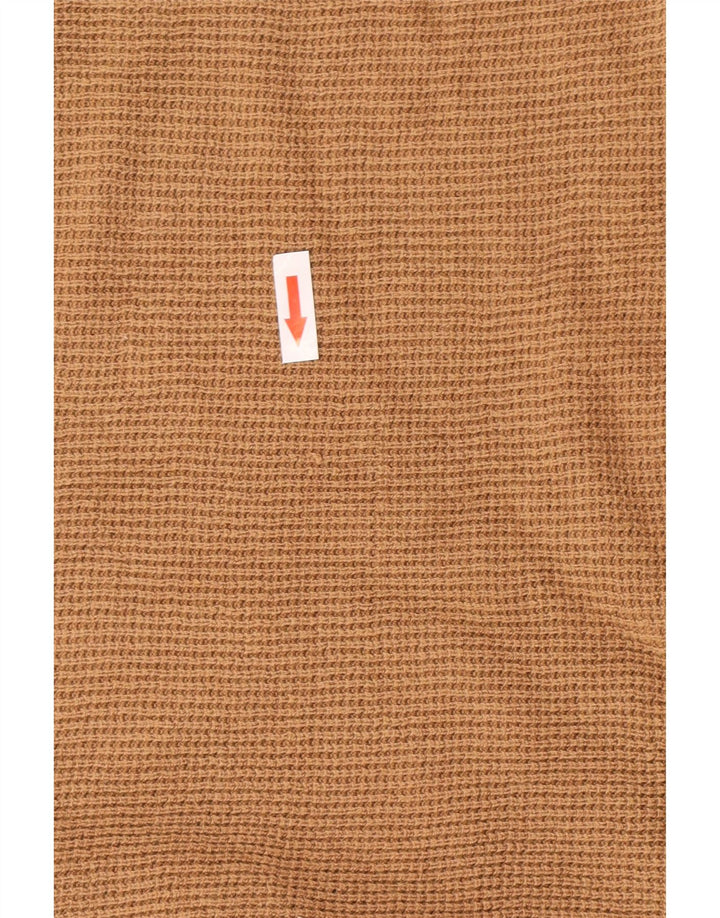 Michael Kors Dame Boat Neck Jumper Sweater UK 14 Medium Beige