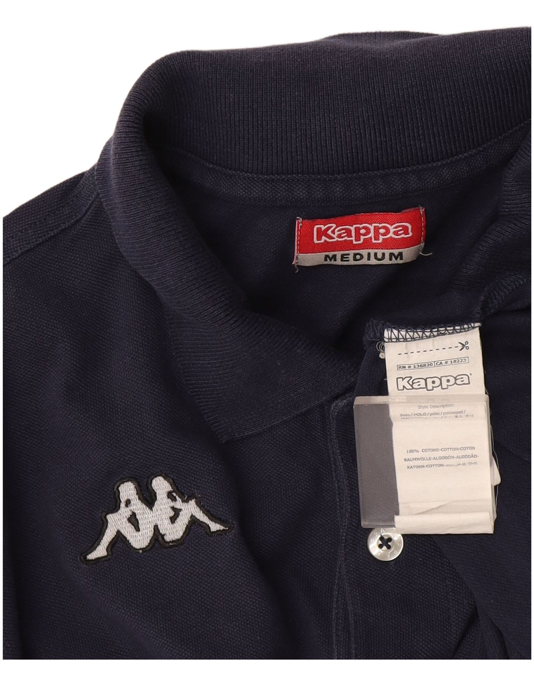 Kappa herre poloshirt Medium marineblå bomuld