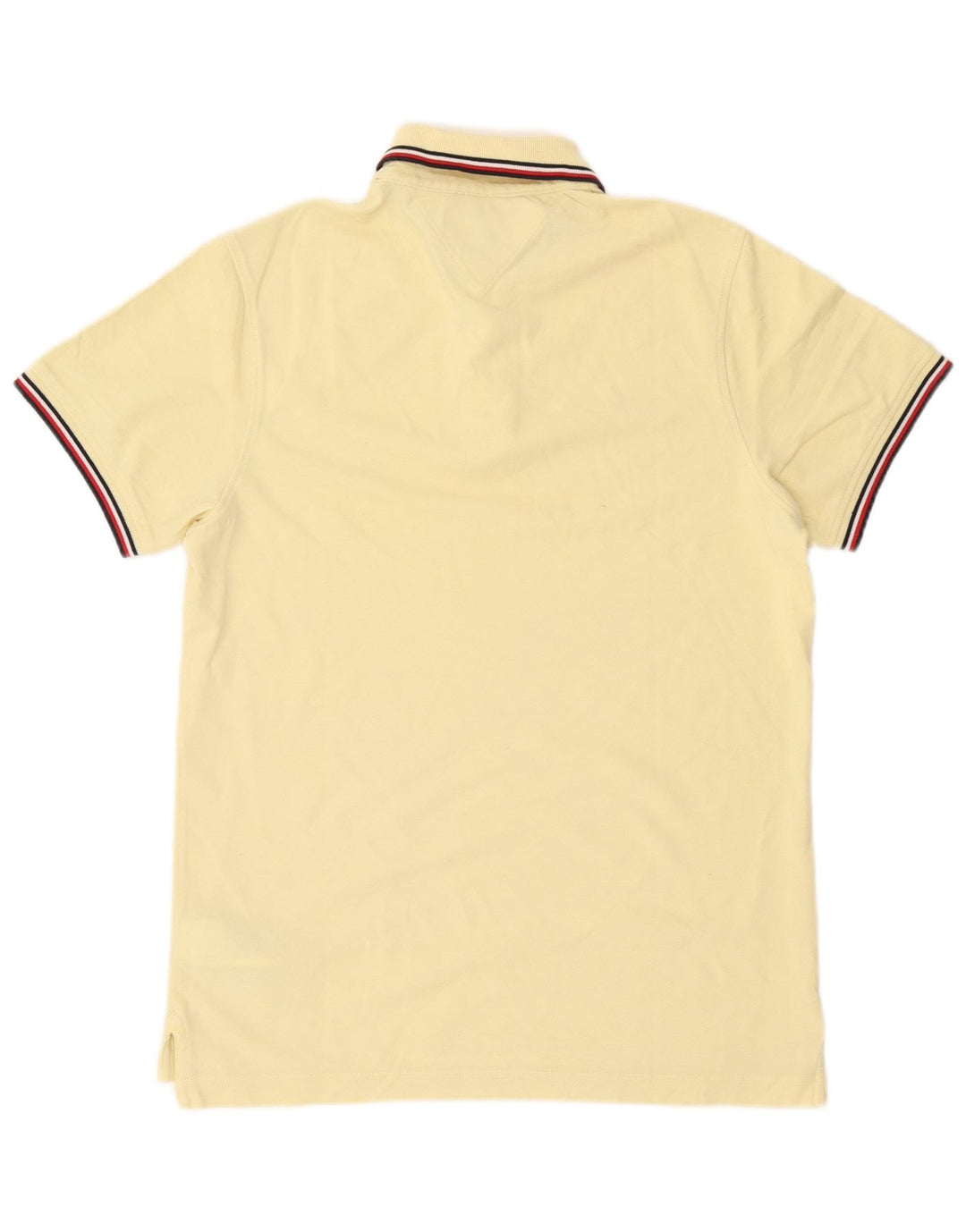Tommy Hilfiger Herre Slim Fit Polo Shirt Medium Gul Bomuld