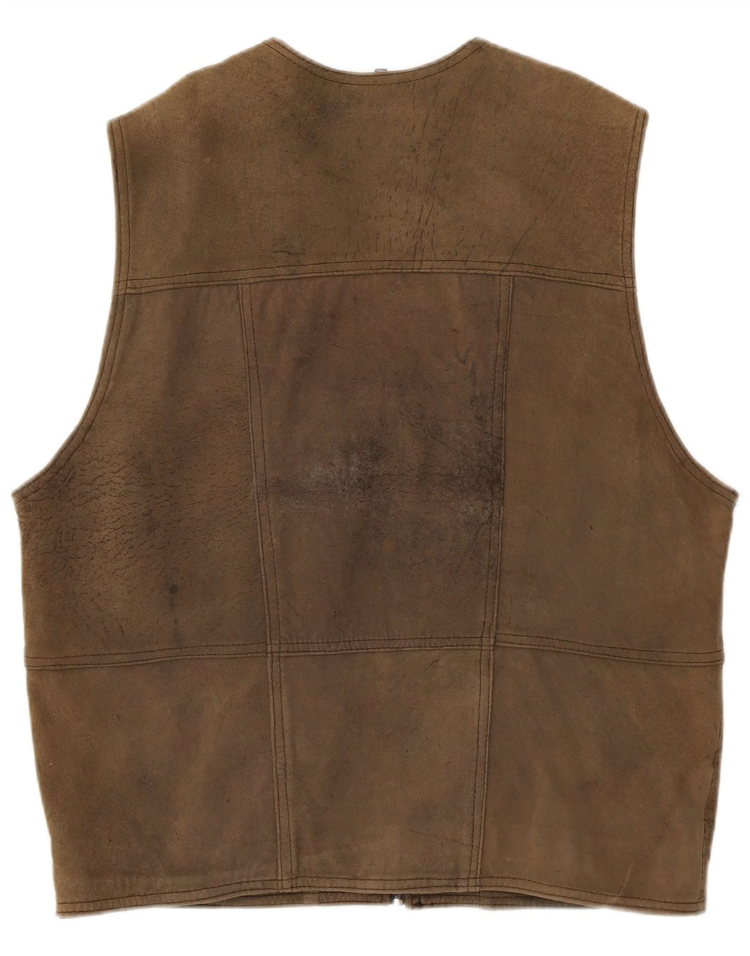 Vintage Herre Ruskind Utility Gilet UK 38 Medium Brown