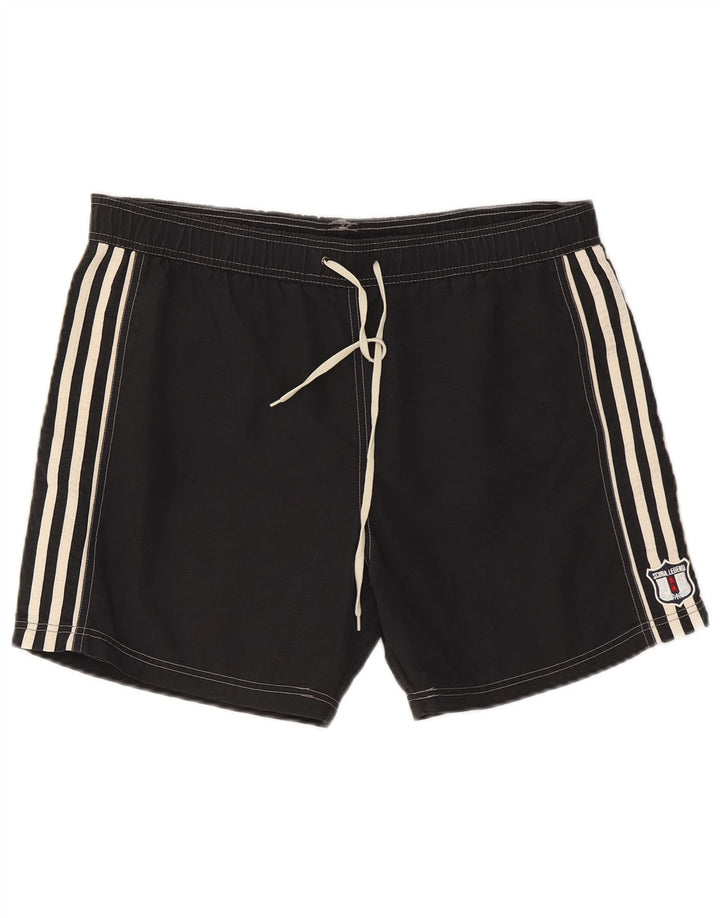 Vintage badeshorts til mænd, store sorte