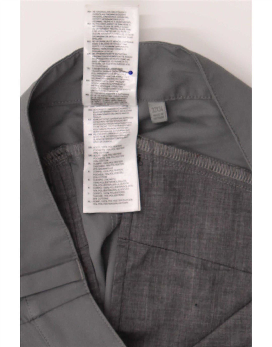 Adidas Slim Fit Chinobukser til kvinder W30 L34 Grå polyester