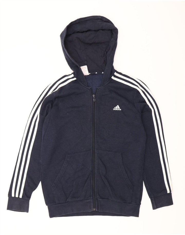 Adidas Hættetrøje med lynlås til mænd, lille marineblå