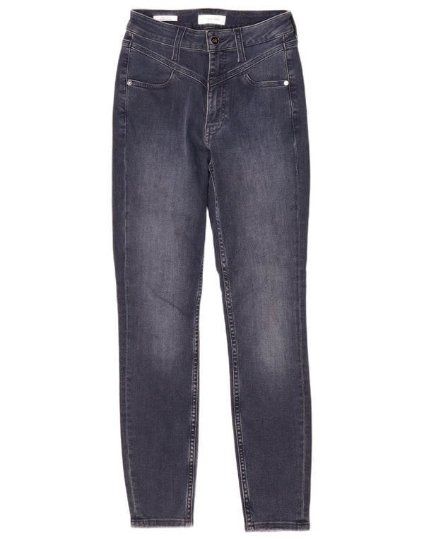 Calvin Klein Dame High Rise Skinny Jeans W25 L28 Marineblå Bomuld