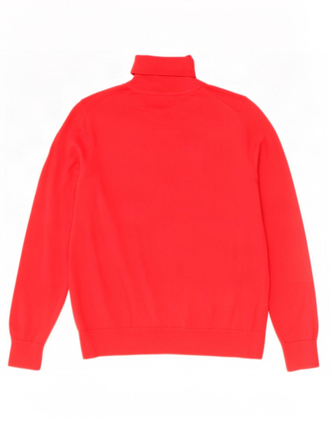 Marks & Spencer Dame Rullehals sweater UK 12 Medium Rød