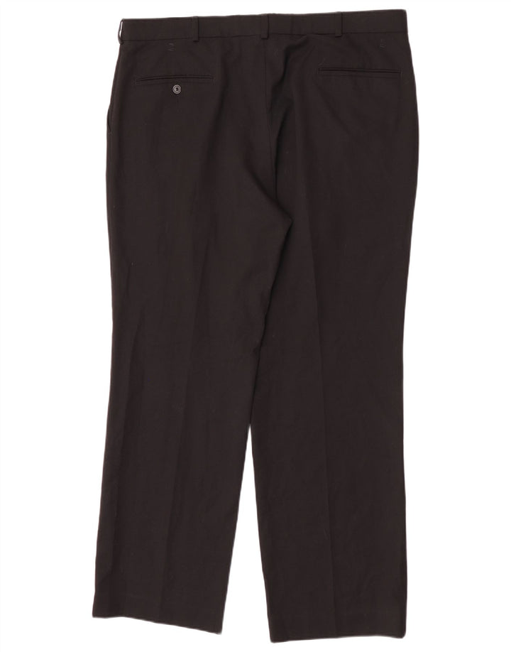 Farah Herre Pegged Suit Bukser W38 L30 Sort Polyester
