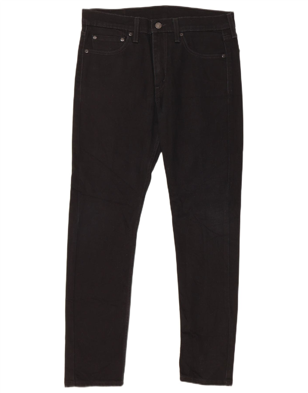 Levi's Slim Jeans til kvinder W32 L30 sort bomuld