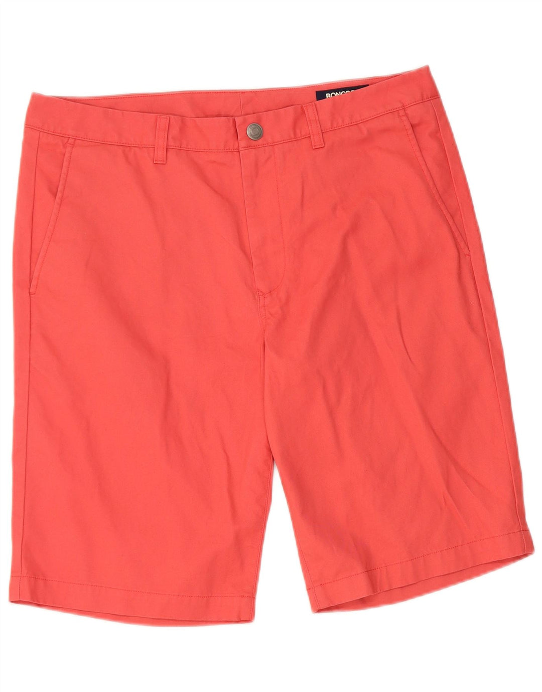 BONOBOS Herre Chino Shorts W34 Large Pink Bomuld