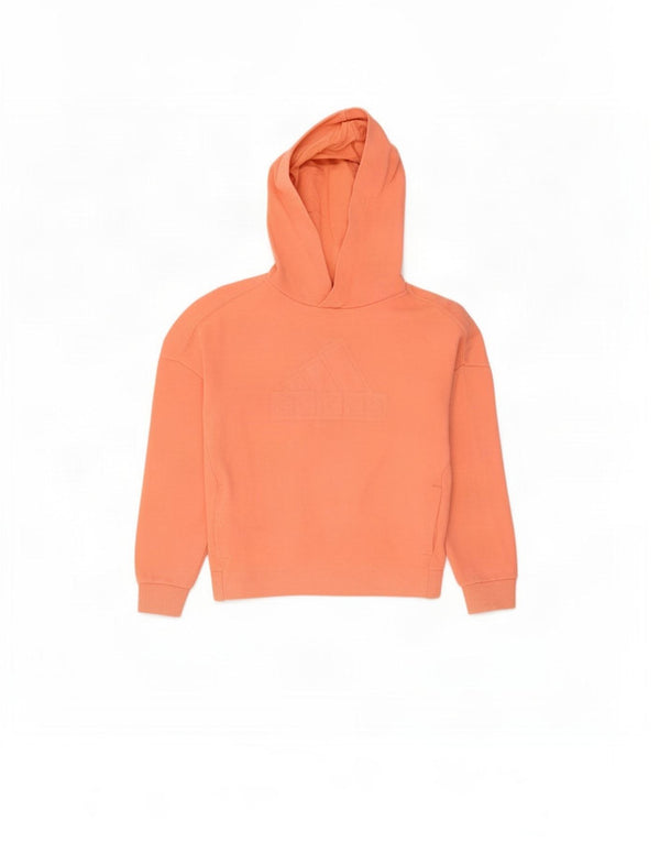 Adidas Grafisk hættetrøje til piger 7-8 år Pink Bomuld