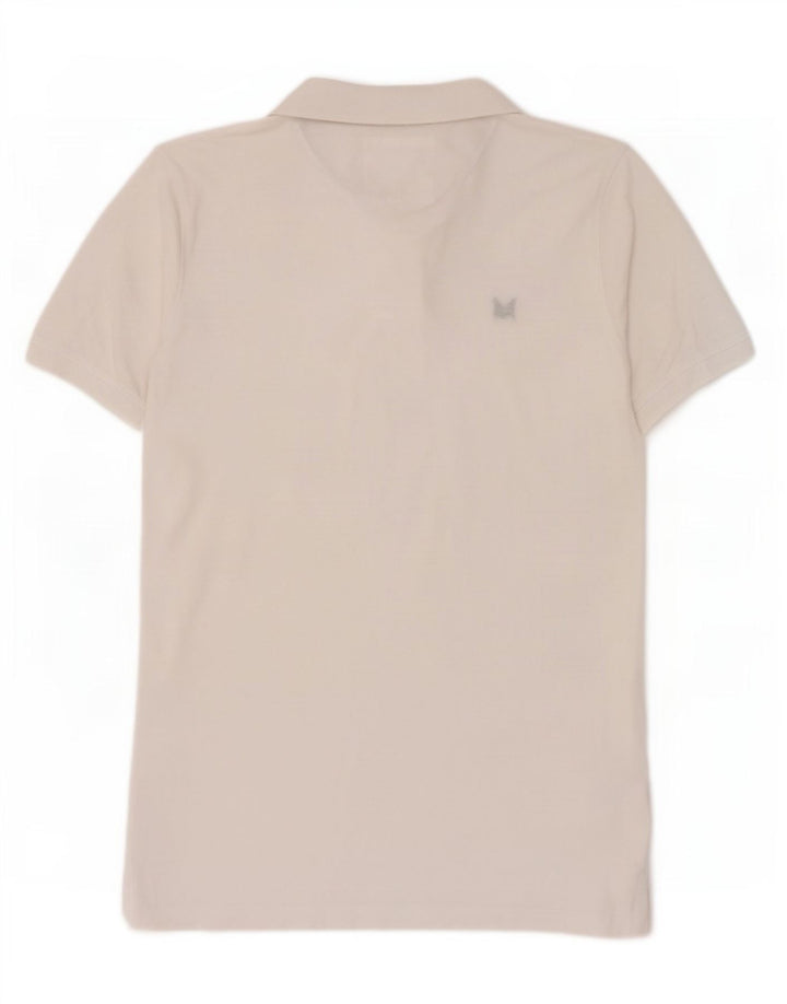 Besætningstøj Herre poloshirt Medium hvid bomuld