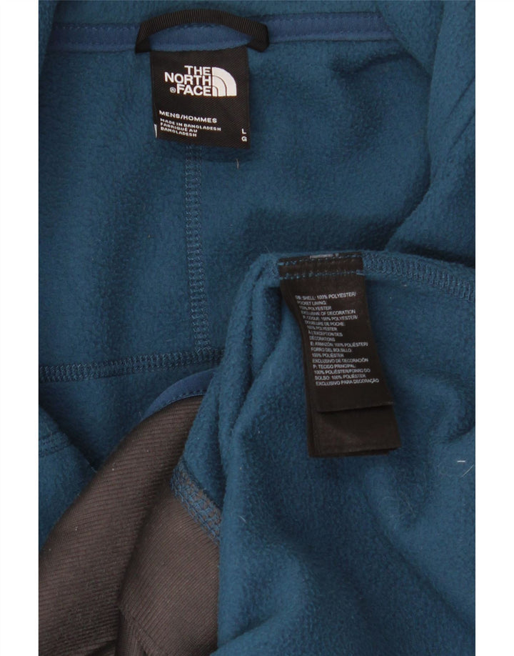 The North Face Herre Liner Fleecejakke UK 40 Large Blue Polyester