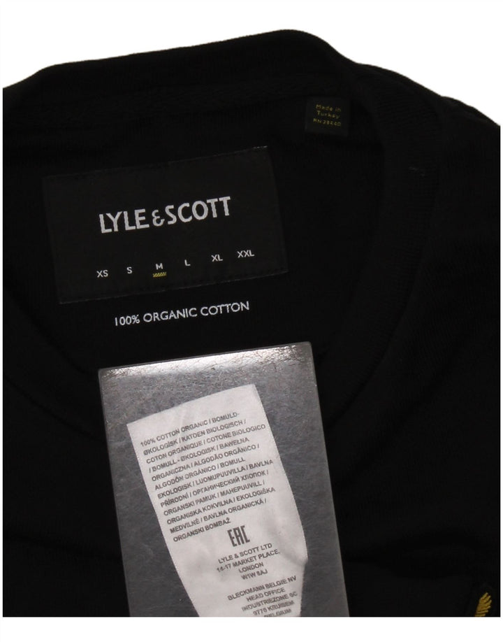 LYLE & SCOTT Sweatshirt til mænd Medium Sort Bomuld