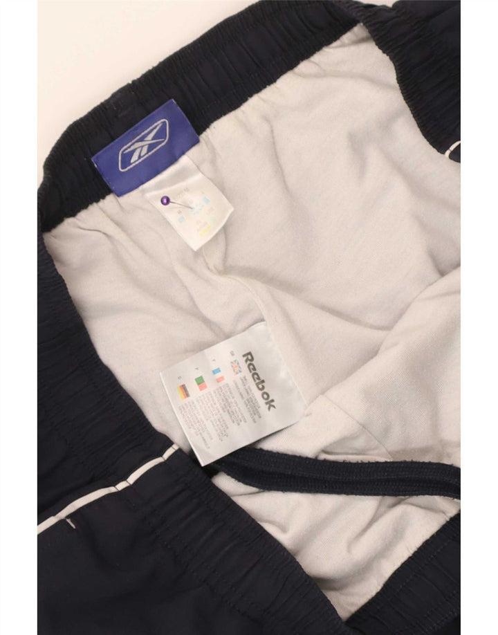 Reebok Herre Bermuda Sport Shorts Medium Navy Blue Polyester