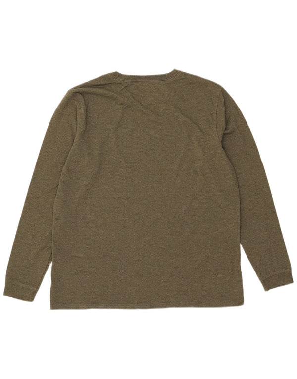 Carhartt Dame Loose Fit Grafisk Top Langærmet US 12/14 Large Khaki