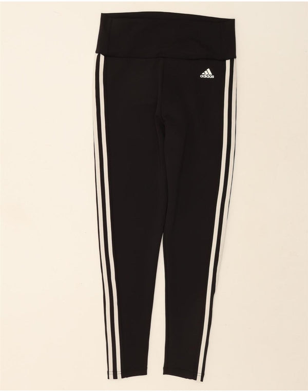 Adidas Aeroready Leggings til kvinder UK 12/14 Medium Black Polyester