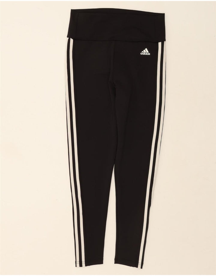 Adidas Aeroready Leggings til kvinder UK 12/14 Medium Black Polyester
