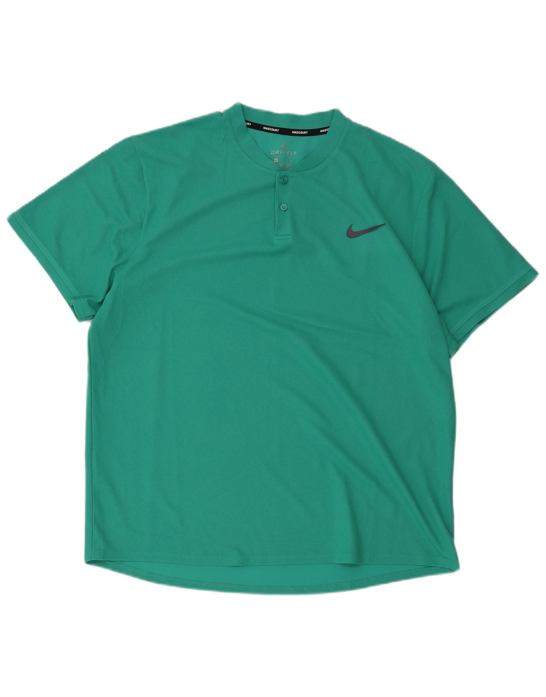 Nike Herre Dri Fit T-Shirt Top XL Grøn Polyester