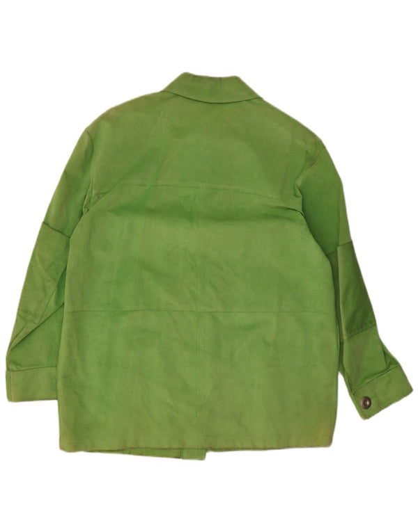 Gai Mattiolo Dame Ruskindsjakke UK 16 Large Green