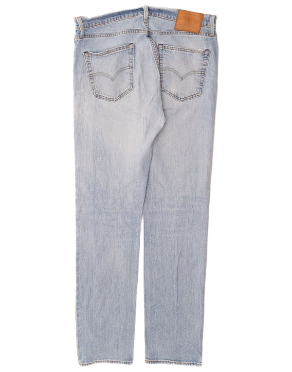 LEVI'S Herre 511 Slim Jeans W34 L32 Blå Bomuld