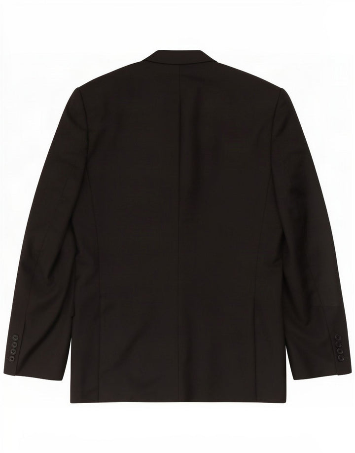 Aquascutum Herre 2-knaps blazerjakke UK 42 XL Sort Uld