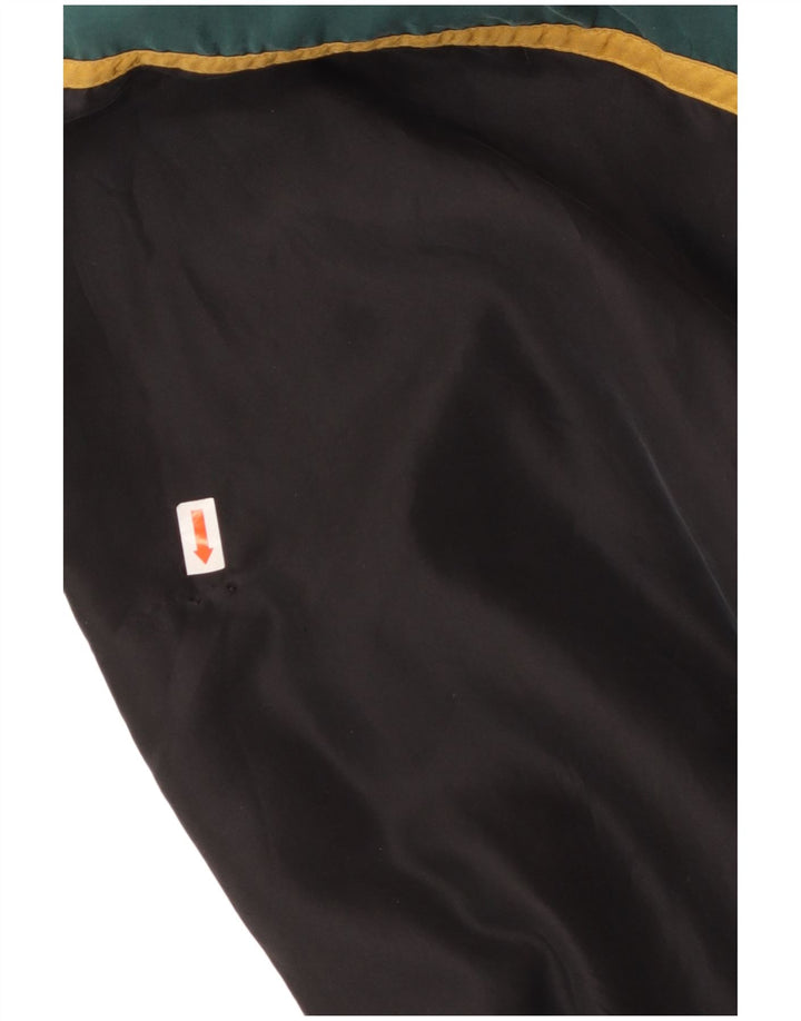 JEAN LEGALLI Bomberjakke til mænd UK 42 XL Grøn Colourblock Silke