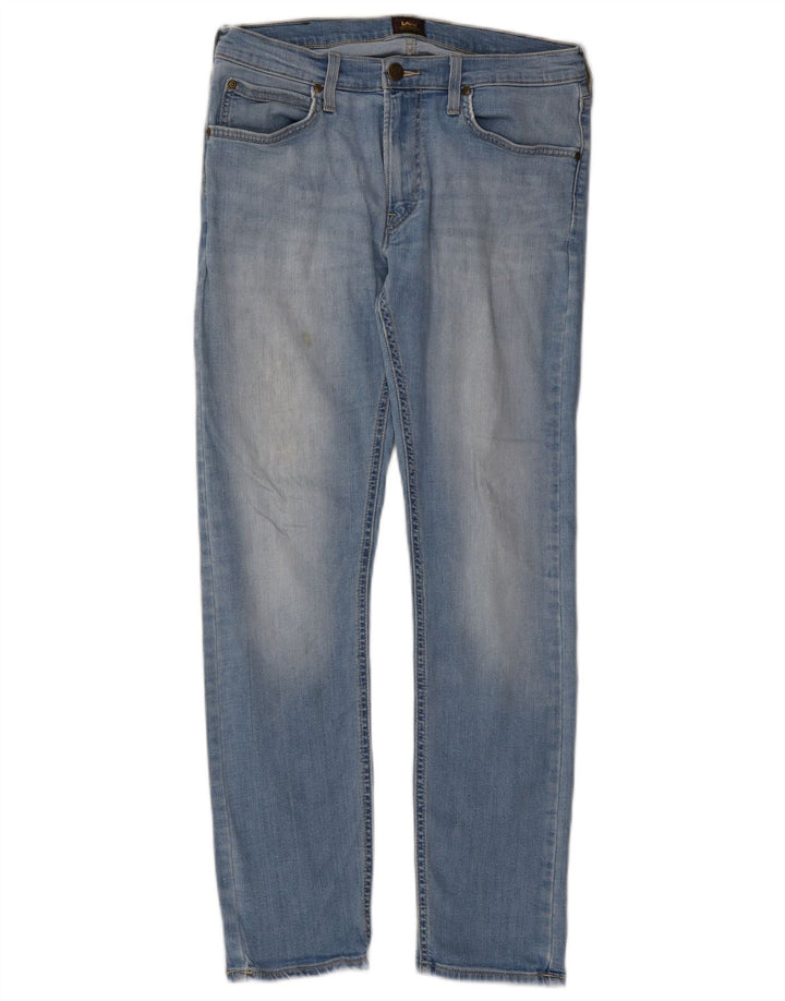Lee Dame Luke Slim Jeans W31 L32 Blå Bomuld