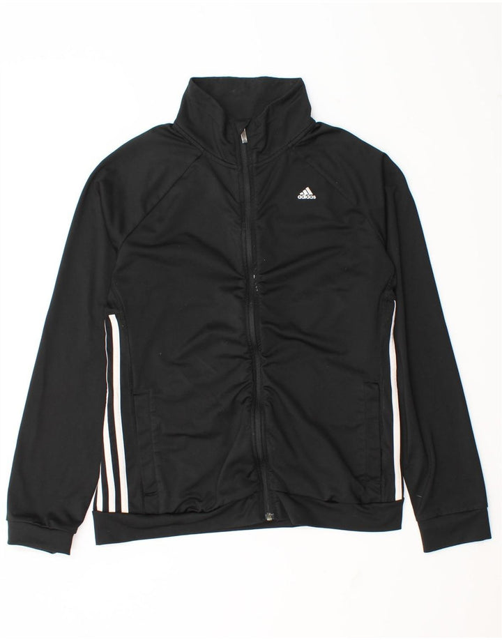 Adidas Dame Climalite Træningsdragt Topjakke UK 12/14 Medium Sort